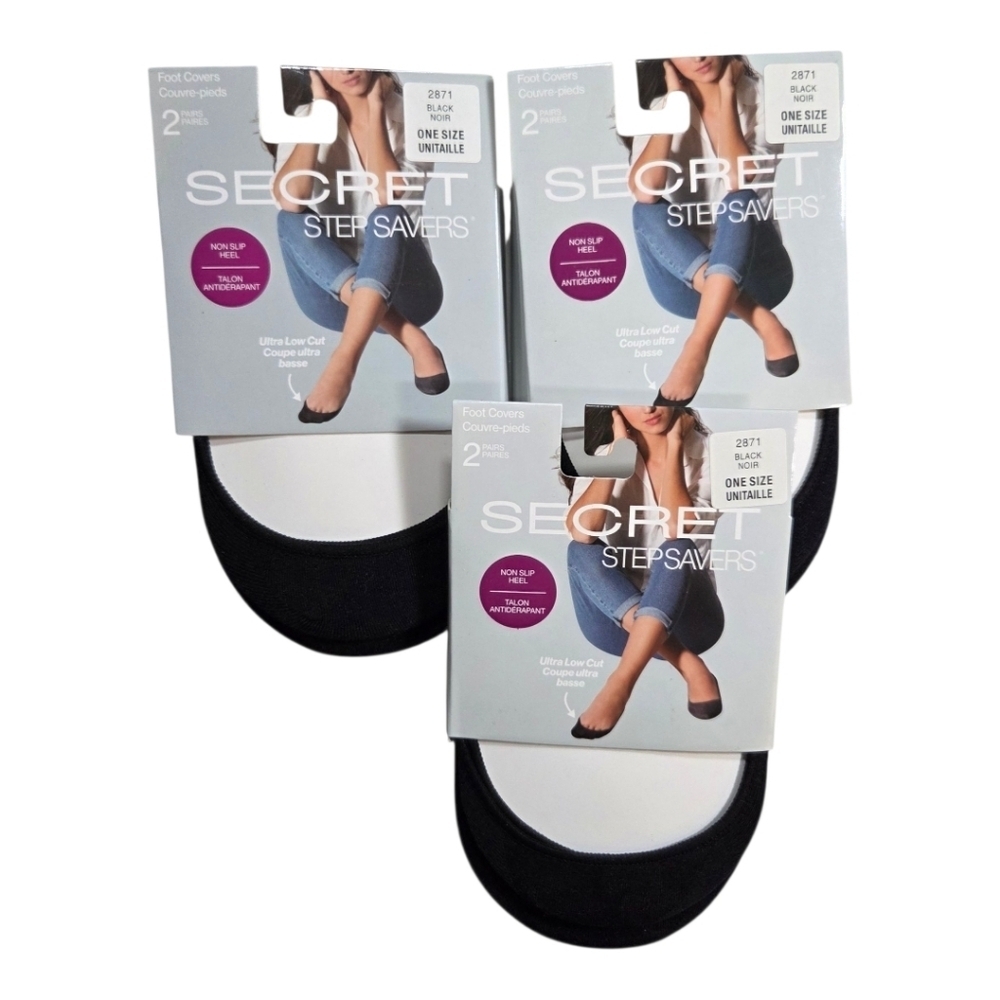 ⭐️Step Savers Black Foot Covers